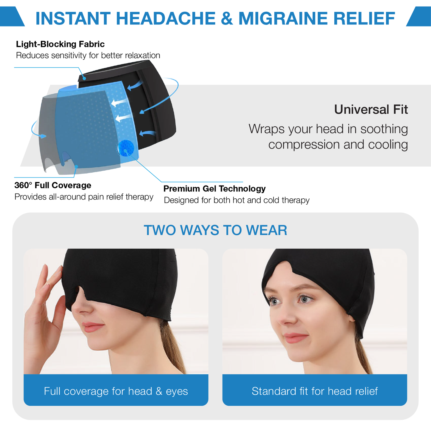 PureVivix™ Migraines Relief Cap
